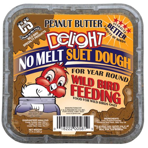 C&S Peanut Butter Delight Suet, 11.75-Ounce