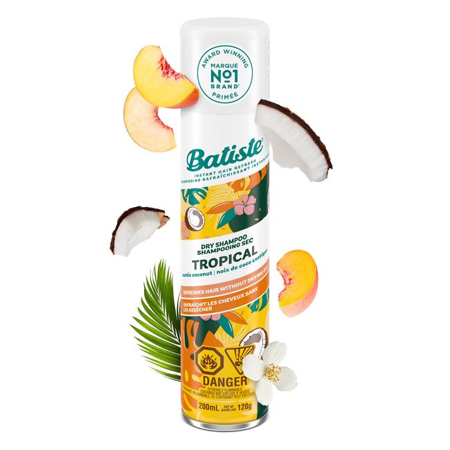 Batiste Kuru Şampuan Tüm Saç Tipleri Coconut Exotic Tropikal 200 Ml