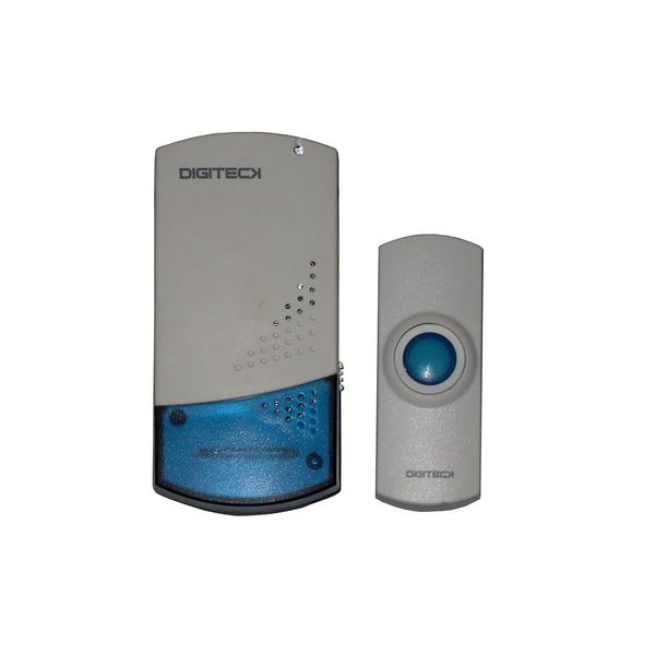 Digiteck A1 MELODY WIRELESS DOORBELL & STROBE PLUG IN CHIME PLUG&PLAY
