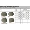 Stone-like decorative Ceramic pebble for fireplace,stove,firepit 24PCS in white
