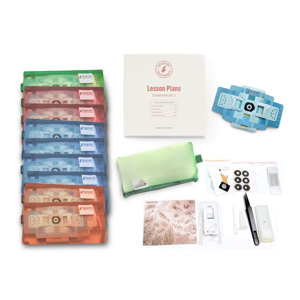 Foldscope Assembled Classroom Kit (Contains 10 Fully Assembled Foldscope Paper Microscopes)