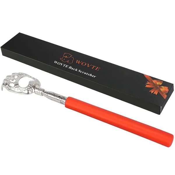 WOVTE Bear Claw Red Telescopic Back Scratcher