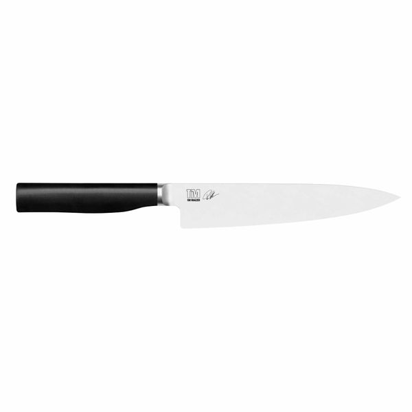 KAI Tim Mälzer Kamagata Japanese Utility Knife Pointed Blade 16 cm Blade Length - Stainless 4116 Forged Stainless Steel - 56 (±1) HRC - Polished POM Handle - Utility Knife