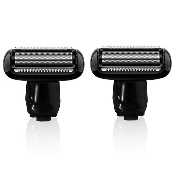BESTBOMG Replacement Heads Compatible with P-hilips N-orelco Multigroomer All-in-One Trimmer Series 3000/5000/7000/9000, Foil Shaver Replacement Head 2 Pack
