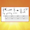 Windhager Running Hooks Pack of 30