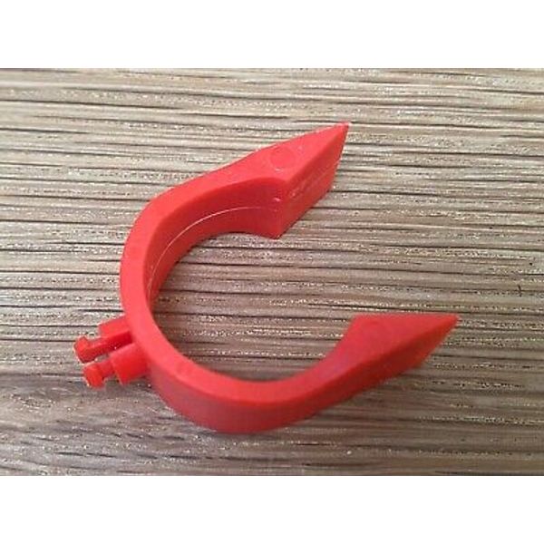 Kids Plastic Toy Traffic Sign Spare Replacement Red Clip