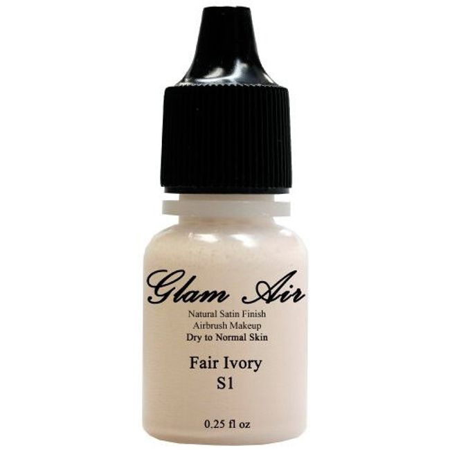 Glam Air Water Based Fair Ivory Satin Foundation for Air Brush Makeup Long Lasti