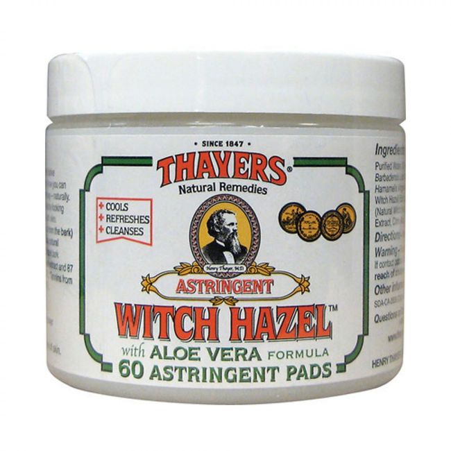 Thayer Witch Hazel Pads Orgnl