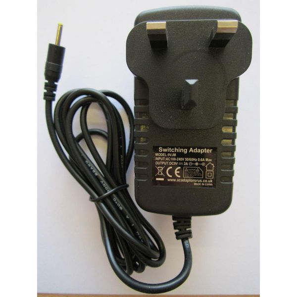 Replacement for 9V 1.5A AC-DC Adaptor Charger for Vortex V10-32T 10.1" Tablet