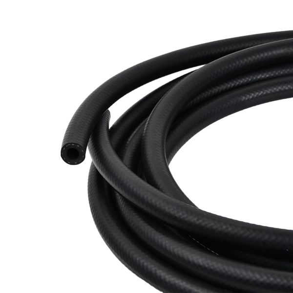 Bezavea 6mm Fuel Hose, 9.84Ft Fuel Lines, Nitrile Rubber Fuel Hose, Motorcycle Fuel Pipe, 3-Layer Thickened Fuel Line Hose, Fuel Pipe Fuel Hose for Trucks Cars Tractors and Small Engines