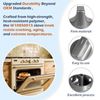 5 Pack Stove Knob Replacement W10850015 W11239985 Compatible with Whirlpool Gas Range Oven Knobs Replacements