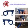 10-Pack Portable Opener Handheld Keychain Contactless Keychain Door Bottle Cap