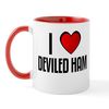 CafePress I Love Deviled HAM Mug 11 oz (325 ml) Ceramic Coffee Mug