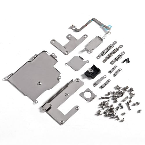 D-FLIFE Internal Metal Plate Cover Parts for iPhone,Bracket Replacement Inlcuding Complete Full Screw Set and Reapir Tool Kit for iPhone (for iPhone 12 pro MAX)