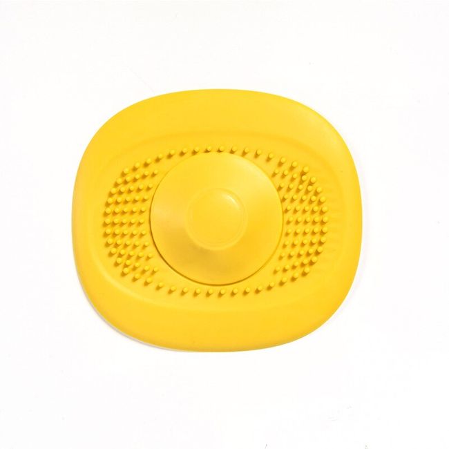 Dropship 1pc Push-type Silicone Floor Drain, Silicone Universal