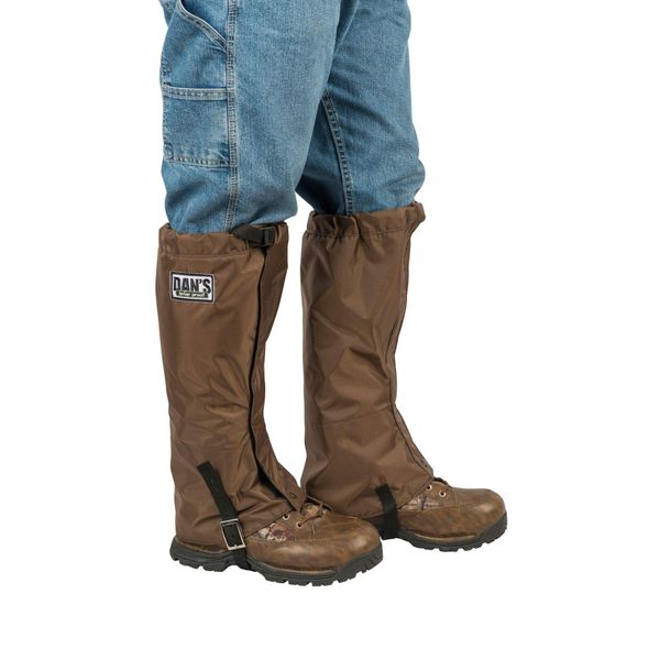 Dan's Hunting Gear, briarproof, Waterproof, Leg Gaiters 400D. Made in U.S.A (X-Large (22" - 24") Calf Width)