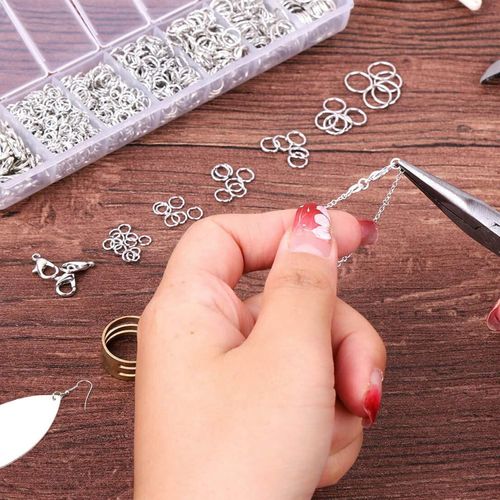 Long Nose Pliers Mini Needle Nose Pliers 4.5 Inch Jewelry Pliers Long Nose Plier Jewelry Making Tools for Jewelry Repair Wire Bending Gripping (Blue)