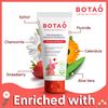 Botao Kids Natural Strawberry Flavored Anticavity Fluoride Toothpaste Maximum Cavity Protection Cleans Children’s Teeth Protects Gums Chamomile Aloe Vera Calendula Xylitol for Ages 2 and Up
