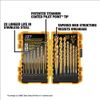 DEWALT Titanium Nitride Coated, 21-Piece (DW1361),Yellow Titanium Pilot Point Drill Bit Set