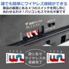 Musashi W-670 Battery-Operated Wireless Interlocking Chime & Light (Receiving Type) + Sensor (Transmitting Type) Set, Black