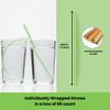 CORN NEXT Straws 7.75" - Lime Flavored - Retail 50QTY