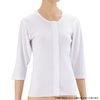 oosakimedyikaru Plus Heart one-touch underwear front open Men's/Sleeve Small White