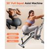 Pink Squat Machine for Home,Rodeo Core Exercise Machine,330Lbs Foldable,Adjustab