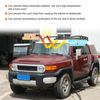 Windshield Sun Shade Foldable For Toyot FJ Cruiser 2007-2022 Visor Protector Sun