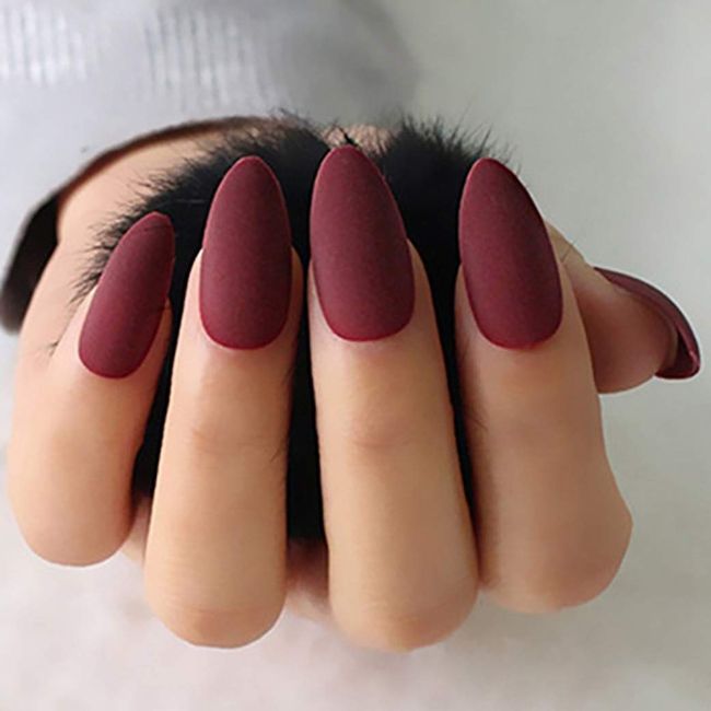matte claw nails