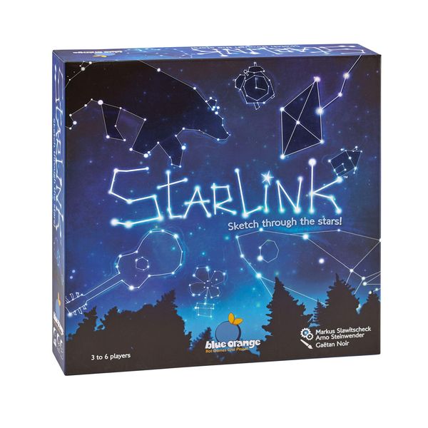 Blue Orange Games Starlink Party Game- New Party Drawing Game for 3 to 6 Players. Recommended for Ages 8 & up