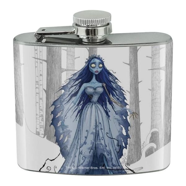 Corpse Bride Bride Stainless Steel 5oz Hip Drink Kidney Flask