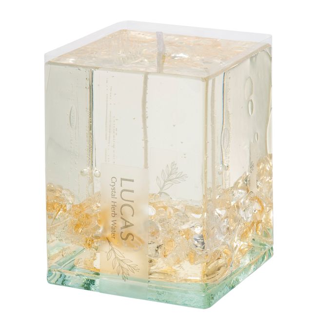 LUCAS White Sage & Natural Stone Purifying Candle [Citrine] ~Energy & Attraction~