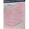 Bespoke Reuseable Adult Washable Face Mask Size L/XL - Solid Pink