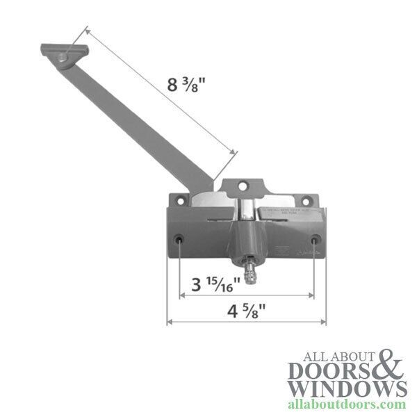 Andersen Straight Arm Operator Casement Window 8-3/8 inch CN Series Left Hand