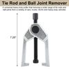 6PC Front End Service Tool Kit Ball Joint Tie Rod Set Pitman Arm Puller Remover