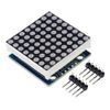 Hailege 3pcs 8x8 Dot Matrix LED Display Module 5V MCU Control 8x8 LED Dot Matrix DIY Kit