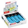 Edding e-345 Pack of 10 Highlighters with Chisel Tips 2-5 mm Sky Blue