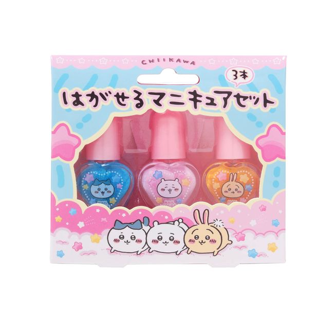 Race 230410 Chiikawa Removable Nail Polish Set of 3