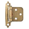 Liberty Antique Brass Self-Closing Overlay Hinge (1-Pair)