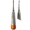 ArtLaB-Dental Luxating Elevator Dental Root Elevators Straight Curved Tip-Periotome Luxating Elevator Apical Root Dental Elavators Extracting Extraction (Elevator STR 4MM Gold)
