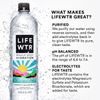LIFEWTR 33.8 fl oz Water Bottles - Electrolyte-Enhanced Hydration - 6 Pack