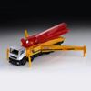 Simulation 1:100 Alloy Truck Model:Concrete Pump Truck Model Engineering Vehicle Model