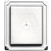 Builders Edge 130110001117 Scalloped Mounting Block 117, Bright White