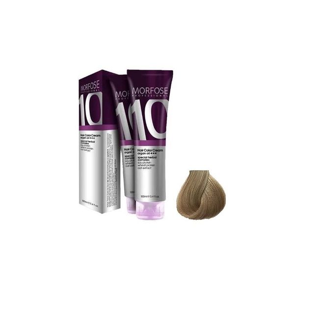 Morfose 10 Professional Hair Colour Cream 100 ml, No. 8.3 Light Auburn Dore