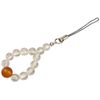 Feng Shui Power Stone Mini Strap Crystal & Orange Carnelian, Aluminum