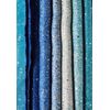 QUEEN HELENA Warmer Winterschal mit Strass Damen SC22-4 blau, Einheitsgröße