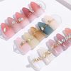 Nail Stone Set of 50 Nail Parts Stones 3D Small Rhinestones Clear Glitter Nail Art Parts Jewelry Deco Parts Crafts Handmade