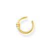 Thomas Sabo Single Ear Cuff White Stone 925 Sterling Silver EC0018, Sterling Silver, Not applicable