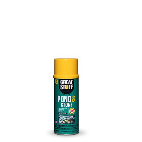 Great Stuff 283064 12OZ GS Pond&Stone Foam Sealant, Each, Black