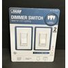 Feit Electric Dimmer Switch Single or 3 Way Two Pack